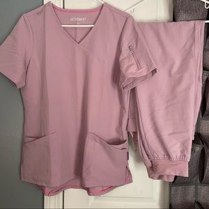 Nurse scrub set jogger bottoms